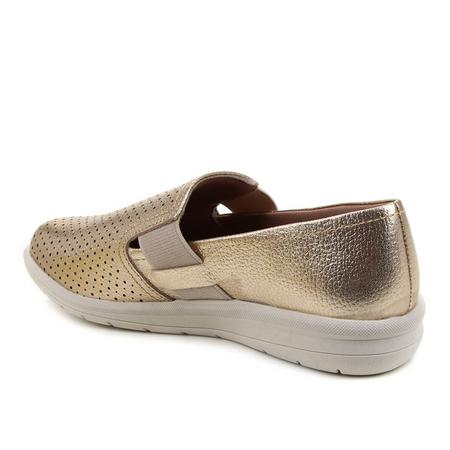Tenis flexi dorados sale