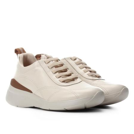 Tênis Couro Usaflex Jogging Cadarço Elástico Feminino - Calçados Femininos  - Magazine Luiza