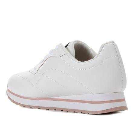 Tenis jogging couro feminino sales