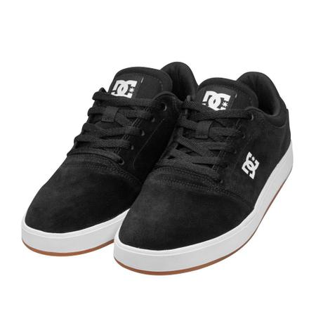 Tênis couro dc shoes crisis clearance la preto