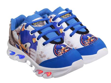 Tenis De Led Infantil Sonic Veloz Lançamento Do Ano Imagem de Tenis De Led Infantil Sonic Veloz Lançamento Do Ano