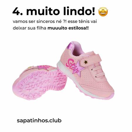 Imagem de Tênis de Menina Infantil Tam 23 ao 34 - PopStar Sabrina e Bolsinha