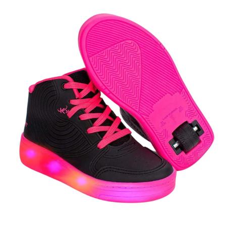 T nis de Rodinha Infantil Kidy Street Star com Led T nis