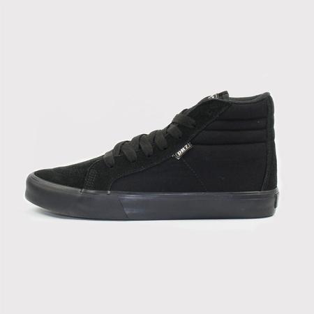 Hi Top Lona Camurça Black/ Branco