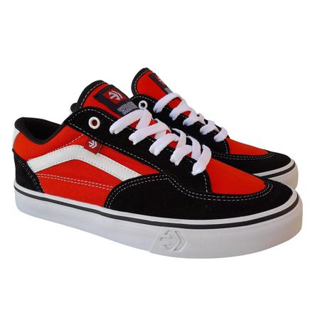 Tênis Mad Bull Logo Vermelho Skate Shoes