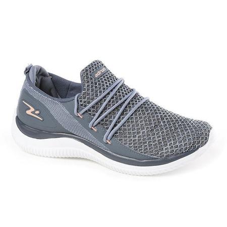 Tenis Esportivo Feminino Adrun Fit 8410F Cinza Tenis Esportivo Magazine Luiza