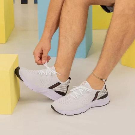 Tênis Esportivo Feminino Masculino Cadarço Fitness Caminhada Treino Corrida Confortável Dia a Dia - LEH BRAGANÇA OUTLET Imagem de Tênis Esportivo Feminino Masculino Cadarço Fitness Caminhada Treino Corrida Confortável Dia a Dia