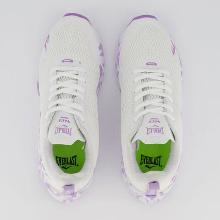 Imagem de Tênis Everlast Cave Runner Feminino Branco e Lilás