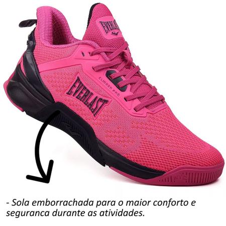 Tênis Everlast Climber Pro Feminino Cross Training Academia Tamanho do 34  ao 39 - Tênis para Academia - Magazine Luiza