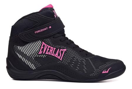 Tênis Everlast Forceknit Feminino - Preto+Pink