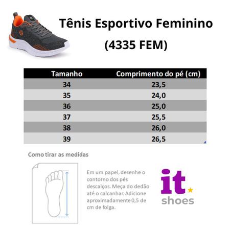 Imagem de Tênis Feminino Academia Esportivo Amortecedor Gel Kit 2 Bege/Azul 34