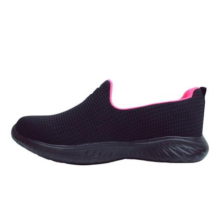 Tênis Feminino Caminhada Academia Calce Fácil Mikelly 021 Imagem de Tênis Feminino Caminhada Academia Calce Fácil Mikelly 021