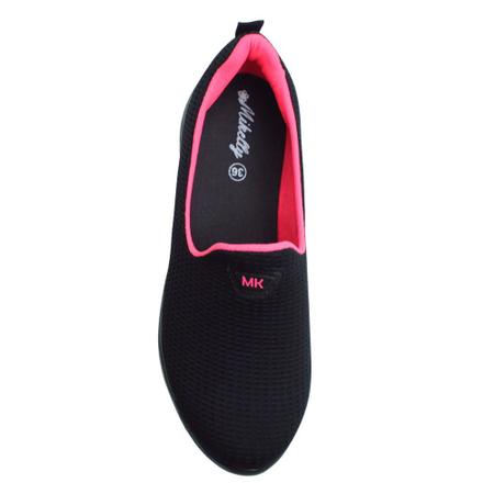 Tênis Feminino Caminhada Academia Calce Fácil Mikelly 021 Imagem de Tênis Feminino Caminhada Academia Calce Fácil Mikelly 021