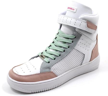 Tênis Sneaker Feminino Lirom Jordan Cano Alto Musculação