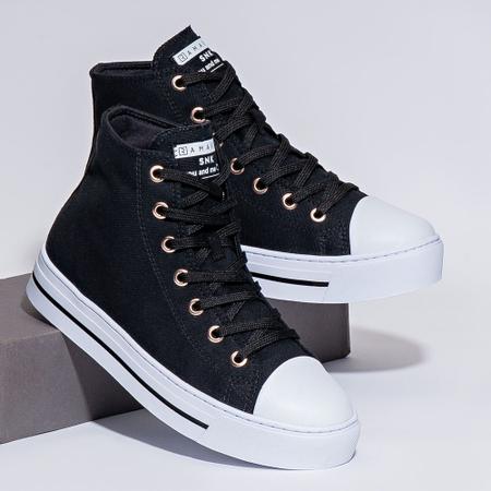 Tênis All Star Converse Cano Alto Plataforma Preto - Tênis Esportivo -  Magazine Luiza