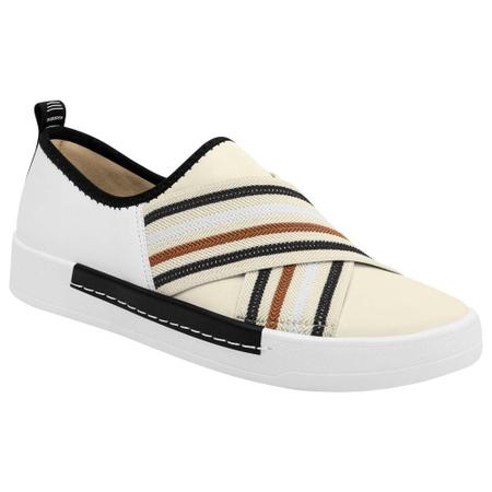 T nis Feminino Casual Branco Off White Preto So.Si Piccadilly