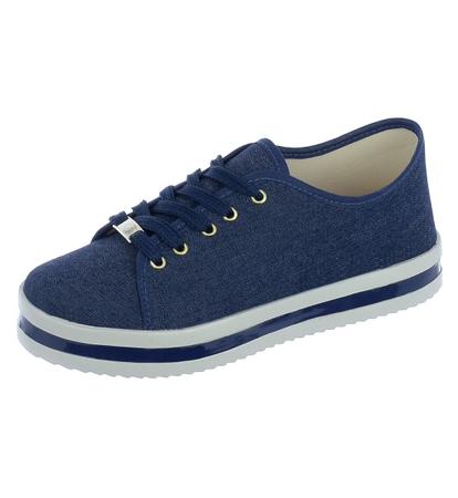 Imagem de Tênis feminino casual flat form confortavel macio via angel 01