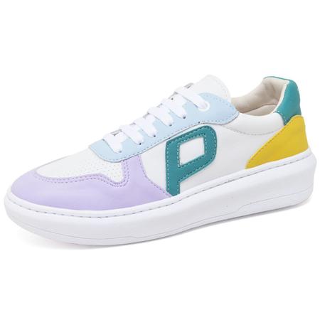 Tênis Feminino Casual Multicolor Adulto Juvenil Com Relógio Digital - Polo Blu Imagem de Tênis Feminino Casual Multicolor Adulto Juvenil Com Relógio Digital