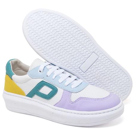 Tênis Feminino Casual Multicolor Adulto Juvenil Com Relógio Digital - Polo Blu Imagem de Tênis Feminino Casual Multicolor Adulto Juvenil Com Relógio Digital