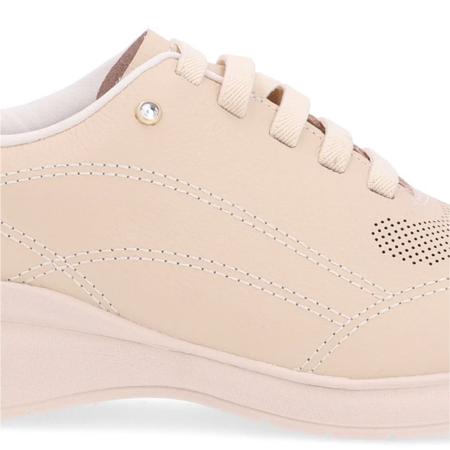 Tênis couro hotsell usaflex cadarço feminino