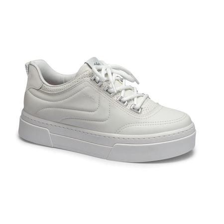 Tênis Feminino Dakota Sneaker Branco Confortavel Flatform Imagem de Tênis Feminino Dakota Sneaker Branco Confortavel Flatform