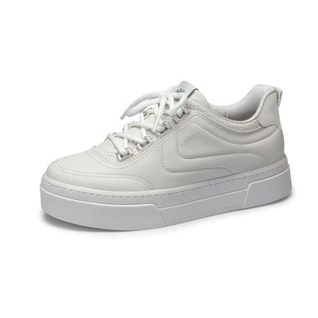 Tênis Feminino Dakota Sneaker Branco Confortavel Flatform Imagem de Tênis Feminino Dakota Sneaker Branco Confortavel Flatform