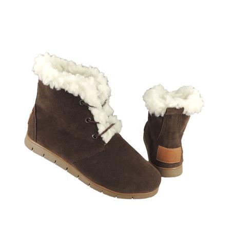 Bota de best sale inverno com pelo