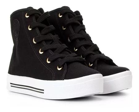 Tenis alto hotsell feminino moleca
