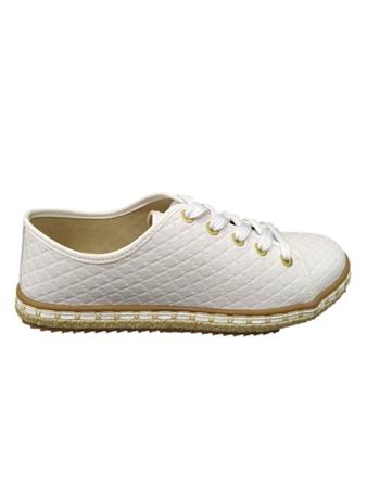 Tenis branco on sale solado corda