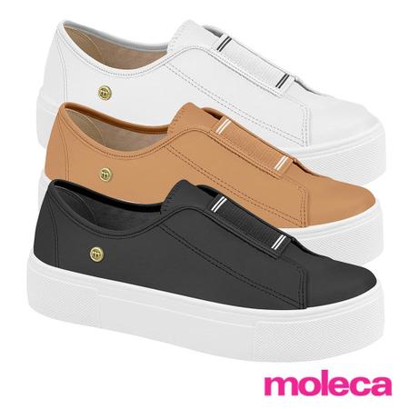 T nis Feminino Moleca Plataforma Sem Cadar o Com El stico T nis