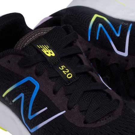 T nis Feminino New Balance 520 V8 Preto lil s T nis Esportivo