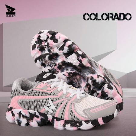 tenis feminino oldsen colorado macio casual levinho academia