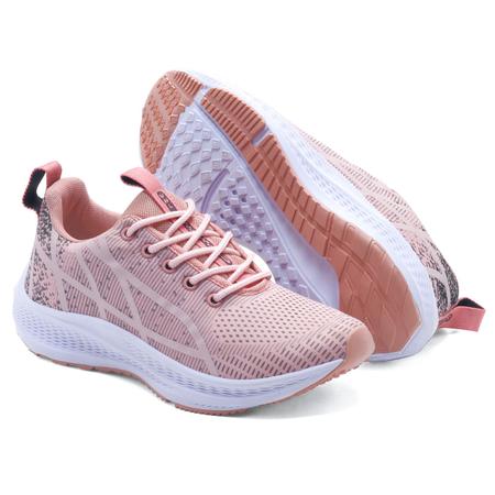 Tênis Feminino Para Academia Caminhada Leve - Kit 2 Pares - Dix Imagem de Tênis Feminino Para Academia Caminhada Leve - Kit 2 Pares