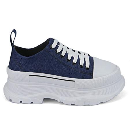 Imagem de Tênis Feminino Plataforma 6,5cm GuGi Sneaker Leve Sola Alta Sophia 620-GG