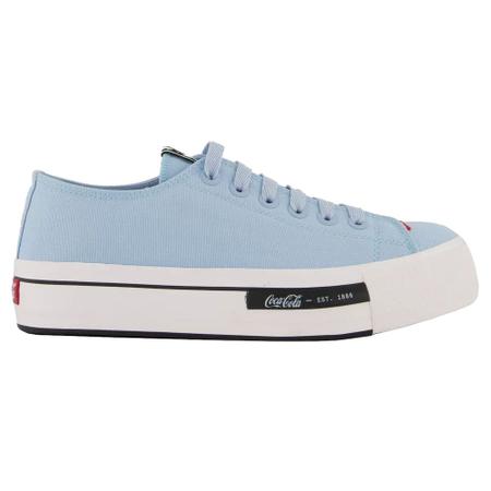 T nis Feminino Plataforma Daytona Celeste Coca Cola Shoes Azul