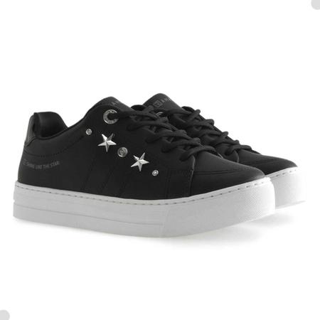 Imagem de Tênis Feminino Ramarim Star 2493126 Detalhes Estrelas Casual