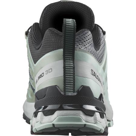 Imagem de Tênis Feminino Salomon Xa Pro 3D V9 Cinza e Verde Trail Running