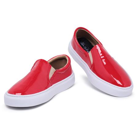 Slip on cheap vermelho feminino