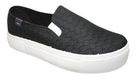 T nis Feminino Slip On Flatform Moleca 5658100 Slipper Slip On