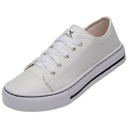 Tenis branco feminino cano cheap baixo