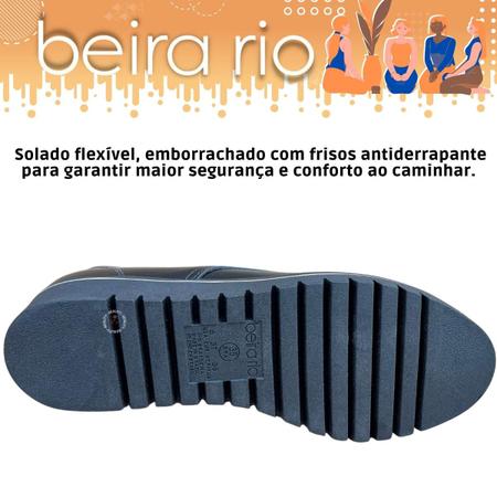 T nis Feminino Tratorado Verniz Baixo Oxford Beira Rio Macio