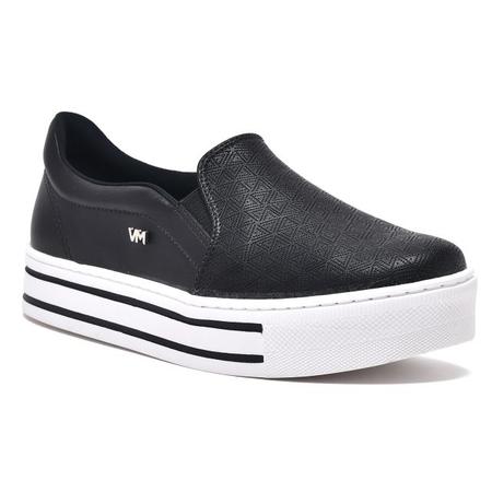 T nis Feminino Via Marte Casual Sola Alta Slip On Plataforma