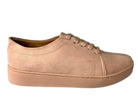 Imagem de Tênis Feminino Vizzano Casual Sapatênis Original - 1214.205 Rosa Camurça Desert Sand 34