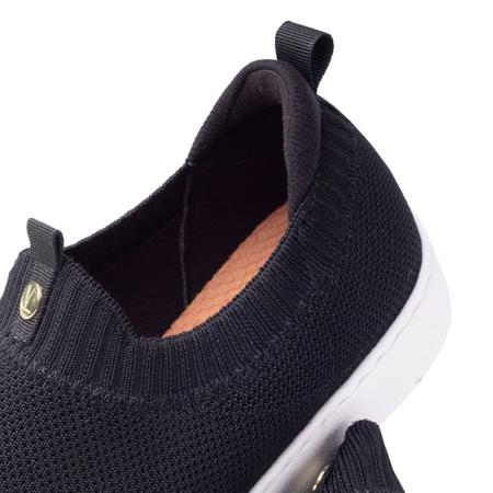 Imagem de Tênis Feminino Vizzano Slip On em Knit Preto