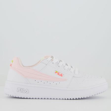 T nis Fila ACD Classic Feminino Branco e Rosa T nis Esportivo
