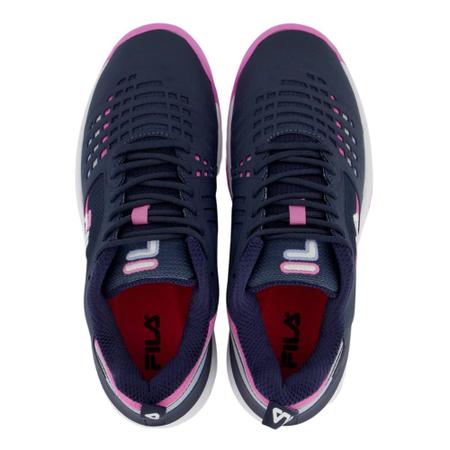Tênis Fila Axilus Ace 2.0 Feminino Azul Imagem de Tênis Fila Axilus Ace 2.0 Feminino Azul