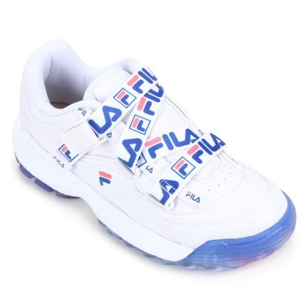 Tênis Esportivo D-Formation Luxe Fila Lifestyle F02L016 - Branco