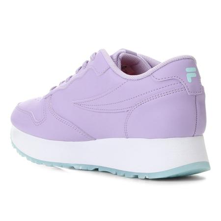 Tenis fila euro jogger wedge sl feminino - rosa e dourado cheap