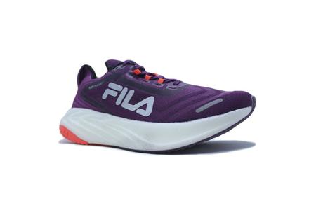 Tenis Fila Float Maxxi feminino vinho branco T nis Esportivo