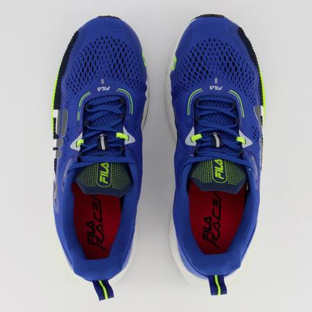 Tenis fila top azul e verde